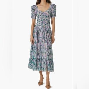 ASTR the label watercolor‎ maxi dress NWT